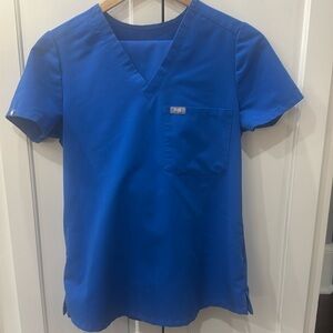 Figs XS scrub set.  Royal blue